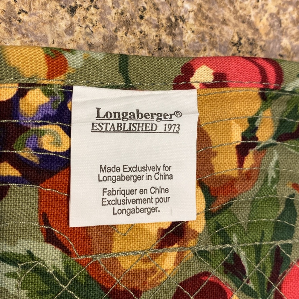NIP Longaberger Napa Orchard Fabric Napkins and Placemats - Picture 9 of 17